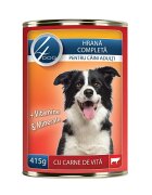 4DOG Conserva cu Carne de Vita 415 g