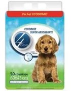 4DOG Covorase Absorbante 60 x 45 cm 50 Buc