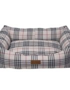4DOG Deluxe Danish pat dreptunghiular câini bumbac ortopedic bej S-M(62x44x22cm)