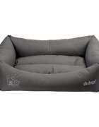 4DOG Deluxe Oxford pat dreptunghiular câini poliester oxford impermeabil gri S-M(64x44x22cm)