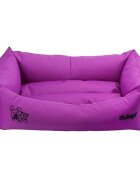 4DOG Deluxe Oxford pat dreptunghiular câini poliester oxford impermeabil mov S-M(64x44x22cm)