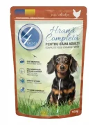 4DOG XS-XL Pui plic hrană umedă câini (în sos) 100g