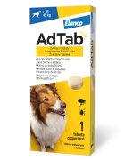 ADTAB deparazitare externă câini comprimate masticabile deparazitare externă câini M-L(22 - 45kg) comprimate masticabile 900mg x 1buc