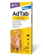ADTAB deparazitare externă pisici comprimate masticabile deparazitare externă pisici (0.5 - 2kg) comprimate masticabile 12mg x 1buc