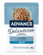 Advance Delicatessen Ton plic hrană umedă pisici (în sos) 85g