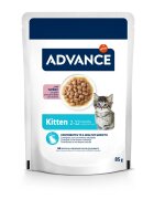 Advance Kitten Curcan plic hrană umedă pisici junior (în sos) 85g