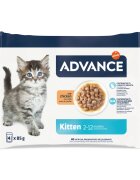 Advance Kitten Pui plic hrană umedă pisici junior (în sos) multipack 85g x 4buc