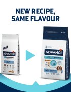 Advance Light Medium M Pui hrană uscată câini obezitate 12kg