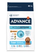 Advance Puppy Medium M Pui hrană uscată câini junior 3kg