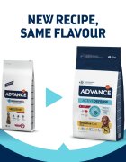 Advance Sensitive Care XS-XL Miel și Orez hrană uscată câini sistem digestiv 12kg