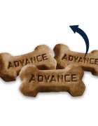 Advance Sensitive Snack XS-XL Somon hrană uscată câini sistem digestiv 150g