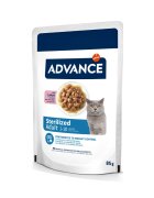 Advance Sterilised Curcan plic hrană umedă pisici sterilizate (în sos) 85g
