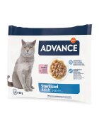 Advance Sterilised Curcan plic hrană umedă pisici sterilizate (în sos) multipack 85g x 4buc