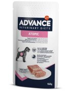 ADVANCE VETERINARY DIETS Atopic Derma Care XS-XL Curcan dietă veterinară plic hrană umedă câini piele & blană (în aspic) bax 150g x 8buc