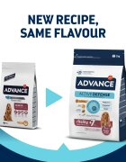 Advance Vitality +7 Medium M Pui hrană uscată câini senior 12kg