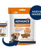 Advance Weigth Control Snack XS-XL punguță recompense câini obezitate 150g
