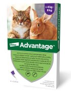 Advantage Pisica/Iepure 80 > 4 kg 4 pipete
