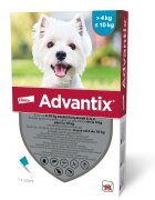 Advantix deparazitare externă câini pipetă repelentă 100 deparazitare externă câini pipetă repelentă S(4 - 10kg) 1buc