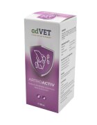 adVET ArtroActiv supliment sistem articular câini suspensie orală ArtroActiv XS-XL supliment sistem articular câini și pisici flacon cu aplicator 100ml suspensie orală