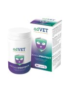 adVET OculoProtect supliment oftalmic câini capsule OculoProtect XS-XL supliment oftalmic câini și pisici flacon 30 capsule