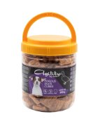 Agility Cubulețe Afumate XS-XL Rață găletușa recompense câini 300g