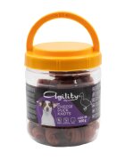 Agility Noduri din Carne XS-XL Rață și Brânză găletușa recompense câini 500g