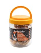 Agility Piele de Curcan XS-XL Pui găletușa recompense câini 450g