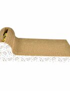 Agility Sezlong scratcher interactiv pisici carton multicolor 53.34x23.81x12.7cm
