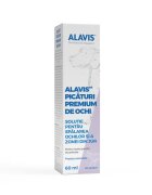 ALAVIS Picaturi Premium de Ochi XS-XL soluție igiena ochilor câini și pisici flacon 60ml