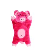 All For Paws Snoring Cuddler Pig jucărie de pluș pisici pluș cu sunet roz 27 cm