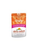 Almo Nature Daily Cat Ton și Somon plic hrană umedă pisici (în sos) 70g