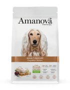 AMANOVA Adult Medium M-L Pui hrană uscată monoproteică câini 12kg