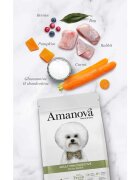 AMANOVA Adult Mini Digestive XS-S Iepure hrană uscată monoproteică fără cereale câini sistem digestiv 7kg