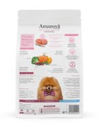 AMANOVA Adult Mini Sensitive XS-S Somon hrană uscată monoproteică fără cereale câini piele & blană sistem digestiv 7kg