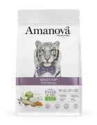 AMANOVA Adult Pește alb hrană uscată monoproteică pisici 1.5kg
