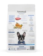 AMANOVA Adult Sensitive XS-XL Miel hrană uscată monoproteică fără cereale câini piele & blană sistem digestiv 2kg