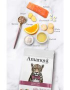 AMANOVA Adult Somon hrană uscată monoproteică pisici 1.5kg