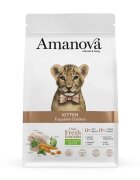 AMANOVA Kitten Pui hrană uscată monoproteică pisici junior 1.5kg