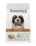 AMANOVA Puppy Large L-XL Pui hrană uscată monoproteică câini junior 12kg