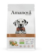 AMANOVA Puppy Medium M-L Pui hrană uscată monoproteică câini junior 2kg