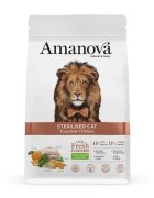 AMANOVA Sterilised Pui hrană uscată monoproteică pisici sterilizate 1.5kg
