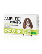 Amflee Combo Dog spot-on soluție antiparazitară câini 3 pipete Combo Dog spot-on soluție antiparazitară câini 10-20 kg 3 pipete