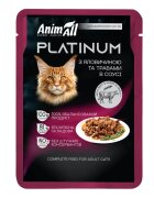ANIMALL Platinum Vită plic hrană umedă pisici (în sos) bax 85g x 22buc
