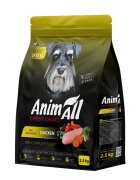 ANIMALL XS-XL Pui hrană uscată câini 2.5kg