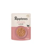 Applaws File Ton și Somon plic hrană umedă pisici (în supă) 70g File Ton și Somon plic hrană umedă pisici (în supă) bax 70g x 12buc