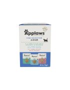 Applaws Fish Selection Pește plic hrană umedă pisici (în supă) multipack 70g x12buc