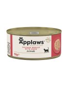 Applaws Piept Pui și Rață conservă hrană umedă pisici (în supă) 156g