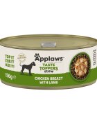 Applaws Taste Toppers Stew Tocăniță XS-XL Pui și Miel conservă hrană umedă fără cereale câini (topping) 156g