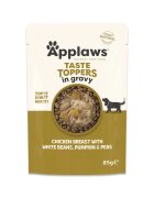 Applaws Taste Toppers Variety Selection XS-XL Carne și Pește plic hrană umedă fără cereale câini (în sos) multipack 85g x 6buc