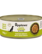 Applaws Taste Toppers XS-XL Pui și Legume conservă hrană umedă câini (în supă) 156g